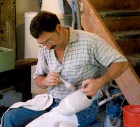 Pit Firing Robert Compton Pottery