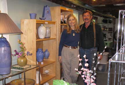 Christine & Robert welcome you to our website and pottery.