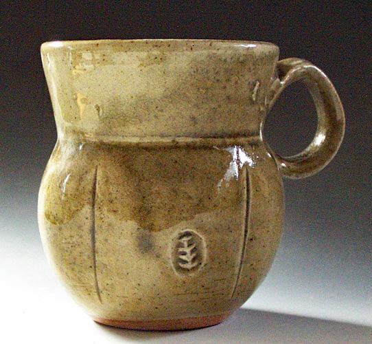 								 								 								 								 Iron Green Salt Glazed Mug, OLS-SG-165								