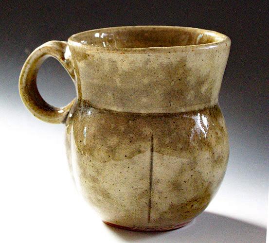 								 								 								 								 		Iron Green Salt Glazed Mug, OLS-SG-165						