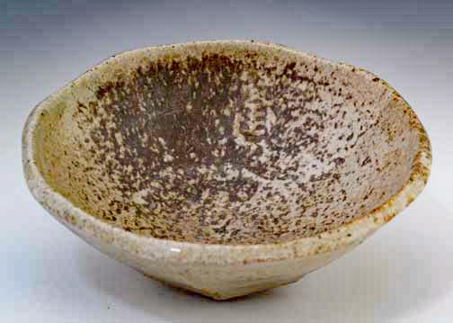 								 								 								 								 								Shino Glazed Wood Fired Summer Tea Bowl, OLS-WF-212										