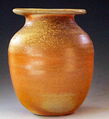 								 								 								 Natural Ash & Flame Flashed Wood Fired Vase, OLS-WF-97					