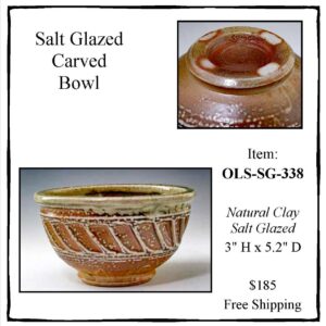 Salt Glazed Server Bowl – OLS-SG-338