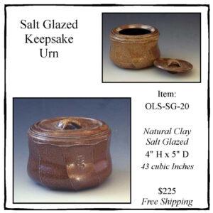 Salt Glazed Keepsake Urn – OLS-SG-20