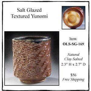 Salt-Glazed Textured Yunomi OLS-SG-169