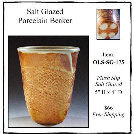 Salt Glazed Porcelain Beaker, OLS-SG-175