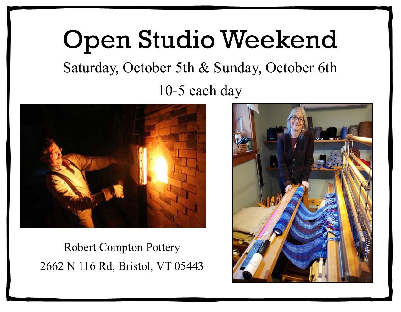 Open Studio Weekend, October 5th & 6th 2024