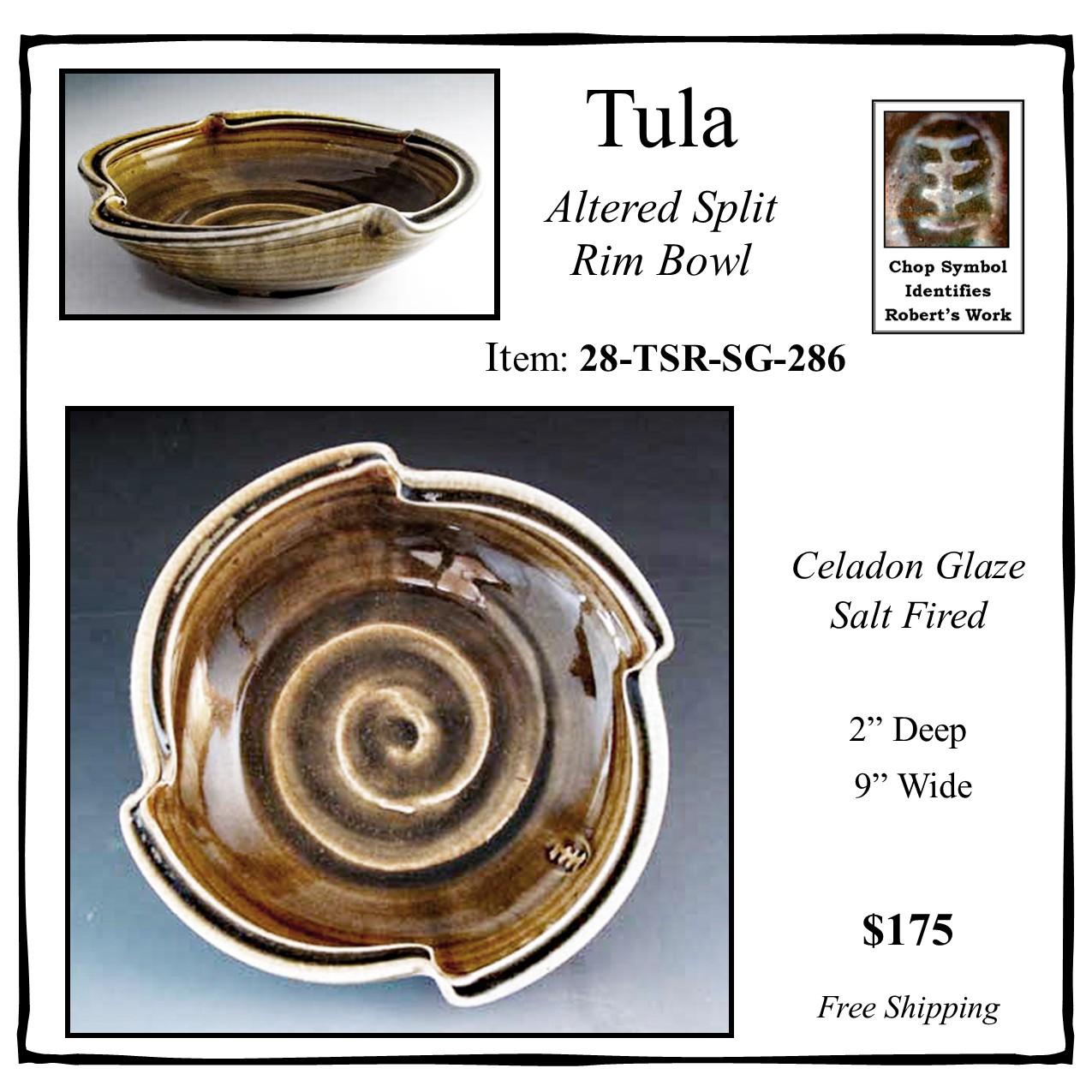 Salt Glazed Tula Bowl 28-Tula-OLS-SG-286
