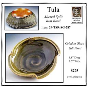 Salt Glazed Tula Bowl, 29-Tula-OLS-SG-287