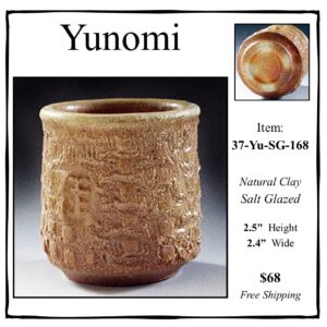 Salt Glazed Yunomi, 37-Yunomi-SG-168